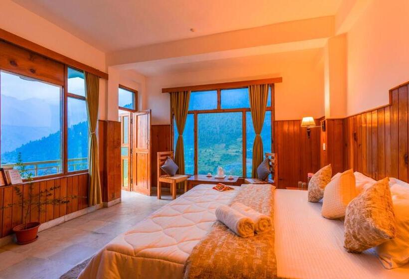 발코니 디럭스 룸, Zostel Shangarh, Kullu