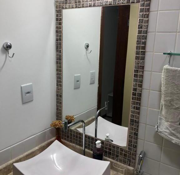 침실 1개 발코니 아파트, 2 Suítes, Guarajuba, Piscina Frente Mar