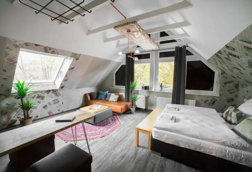 バス共有のスタンダードルーム, Aappartel Aparthotel Herford