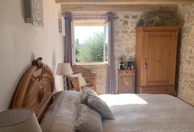 غرفة قياسية مطلّة علي حمام السباحة, Le Mas Des Roses 1884