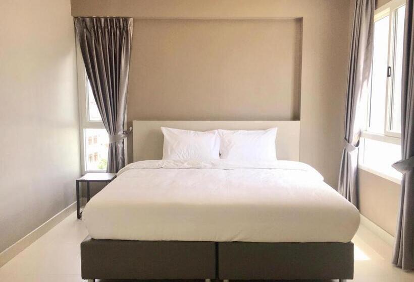 带大床的豪华间, Sabai Residence@bangyai