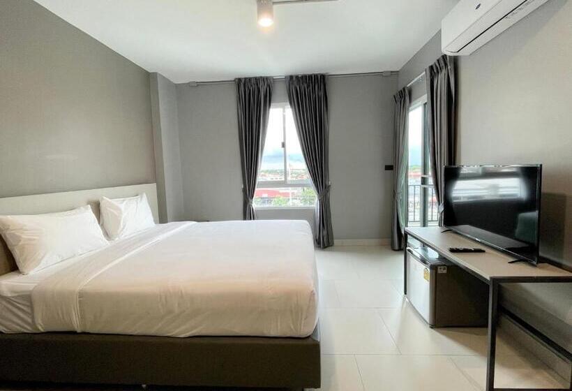 غرفة ديلوكس سرير كينج, Sabai Residence@bangyai