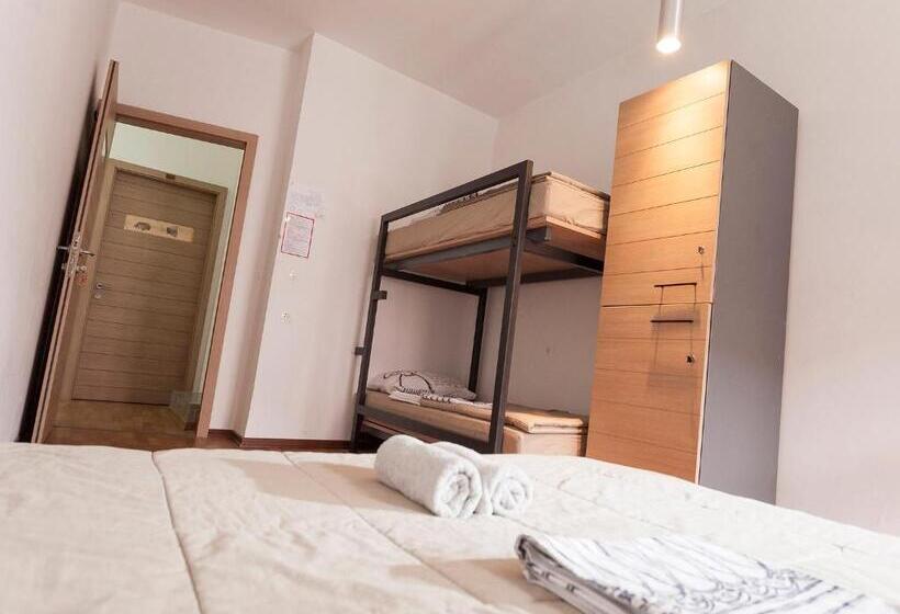 标准三人间共用浴室, Hostel Situla