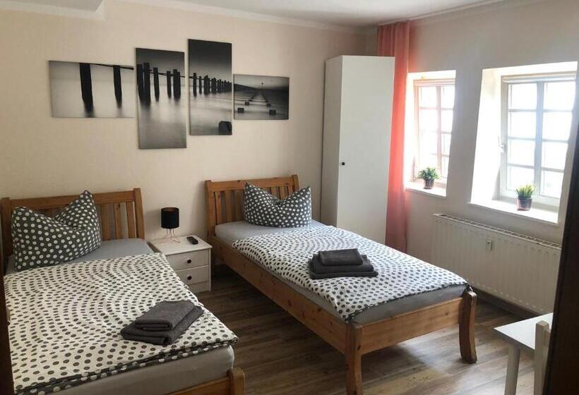 اتاق استاندارد با سرویس بهداشتی مشترک, Altstadt Pension Herborn