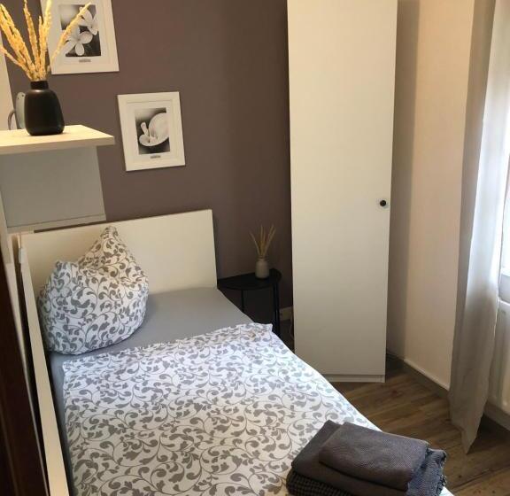 اتاق استاندارد یک تخته با سرویس بهداشتی مشترک, Altstadt Pension Herborn