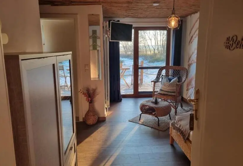 テラス付きシングルルーム, Landpension Stützenmühle