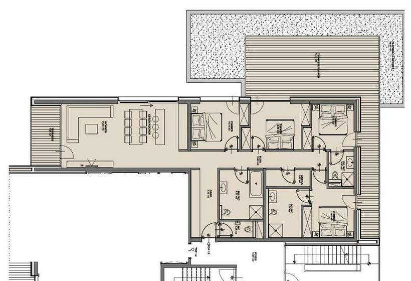 バルコニー付き１ベッドルームアパートメント, Edelweisshaus Königsleiten