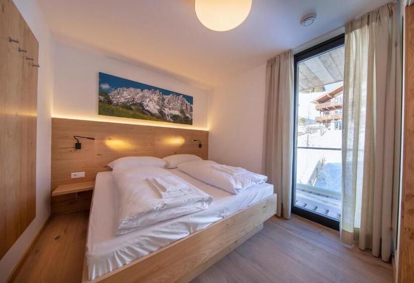 バルコニー付き１ベッドルームアパートメント, Edelweisshaus Königsleiten