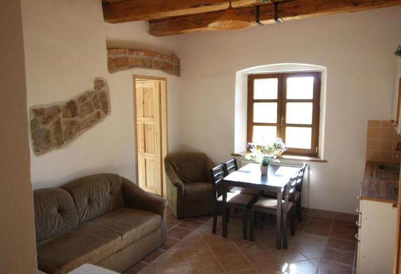 テラス付き１ベッドルームアパートメント, Penzion Stará škola