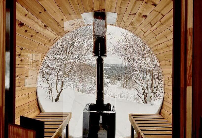 בקתת חדר, Hôtel Restaurant Les Cernets Swiss Lodge Ssh