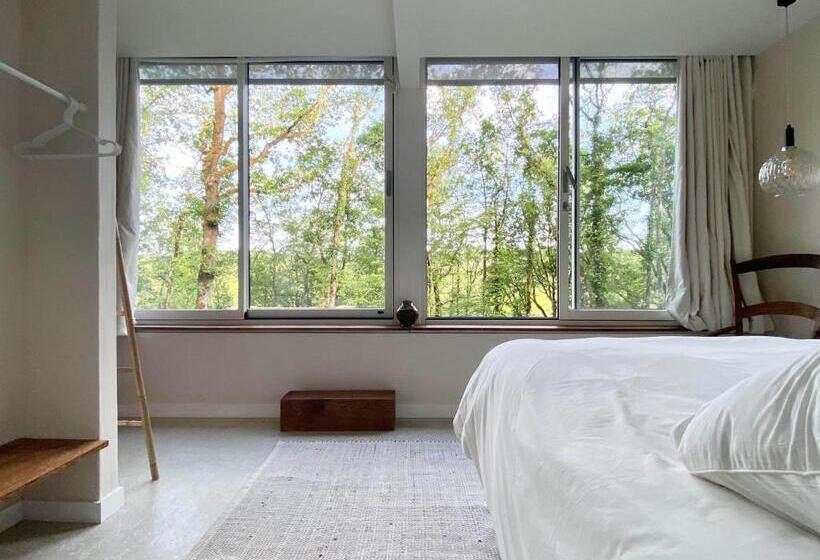 חדר סטנדרט נוף לגינה, Maison D’hôte Les Grands Chênes