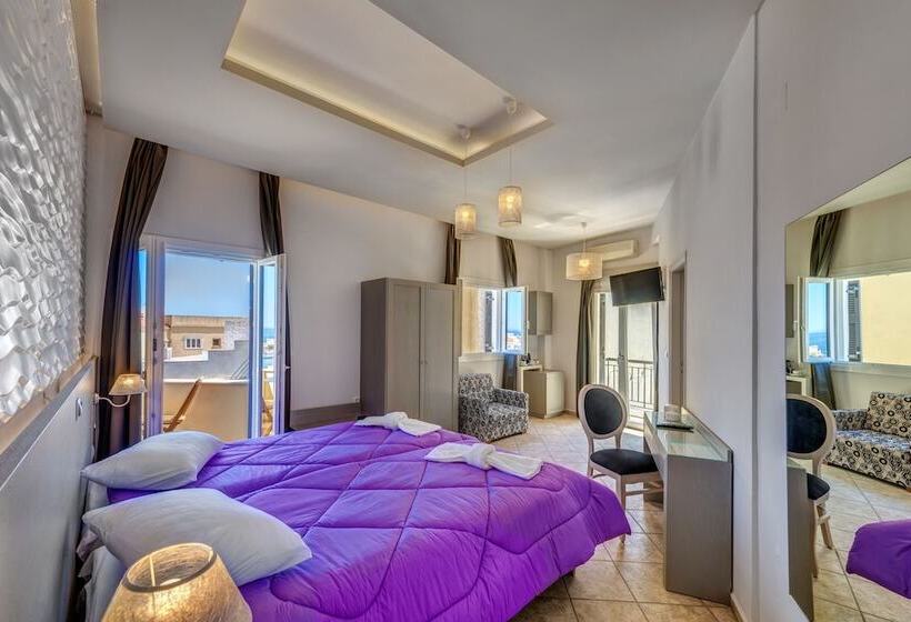 اتاق سوپریور با چشمانداز دریا و بالکن, Ethrion