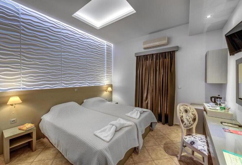 اتاق لوکس با بالکن و چشمانداز دریا, Ethrion