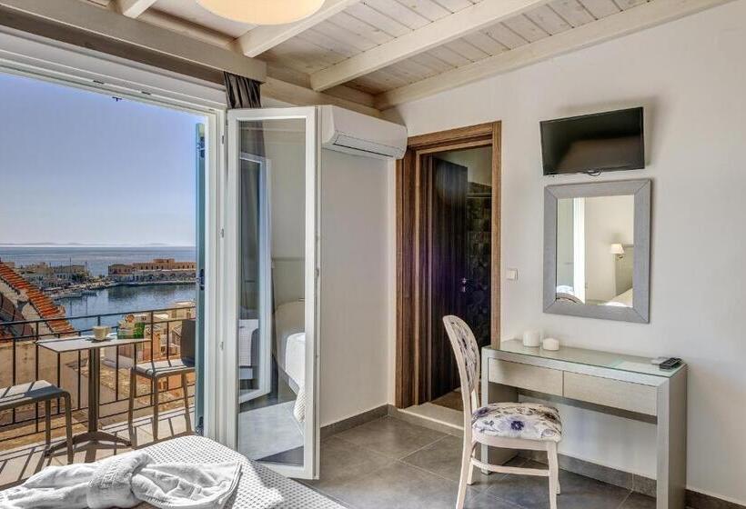 اتاق لوکس با بالکن و چشمانداز دریا, Ethrion