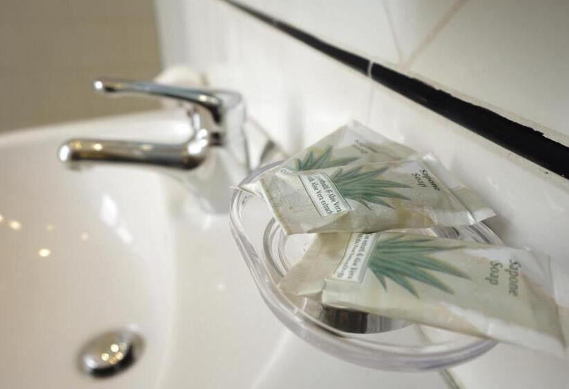 آپارتمان یک خوابه با دری مشترک که هال را جدا می کند., Nuovo Albergo Centro