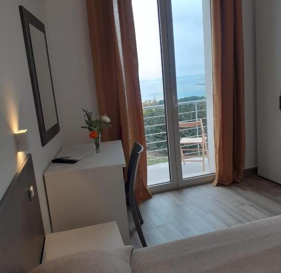 غرفة قياسية ثلاثية مزودة بشرفة, Camere Stella Del Sud Makari