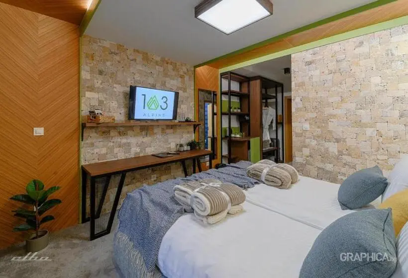 Standardzimmer mit Balkon, 103 Alpine