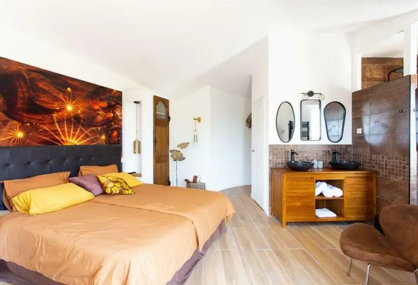 テラス付きスタンダードルーム, Le Domaine Des Mûriers Charme, Chic, Calme En Provence Côte D Azur
