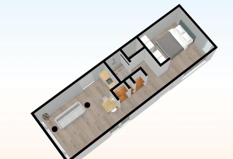 1间卧室的房子, Mooiverblijf