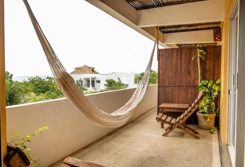 חדר דלוקס נוף לים, Villa Bonobo Coliving