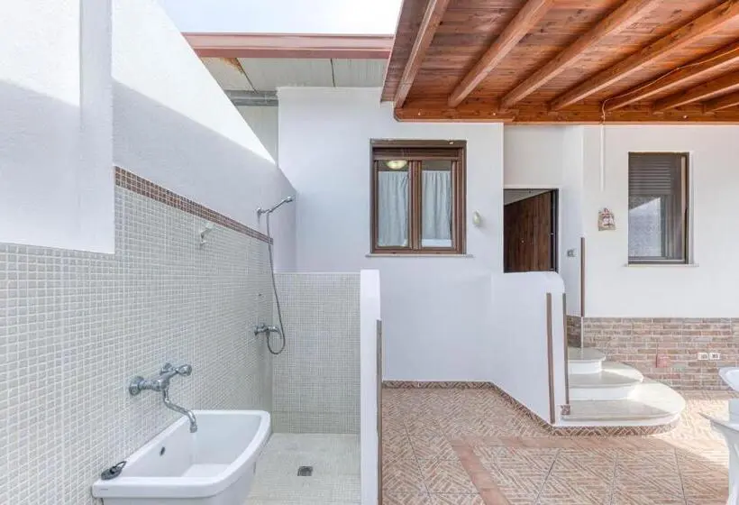 庭の見える1ベッドルームアパートメント, Villetta Climatizzata Mar