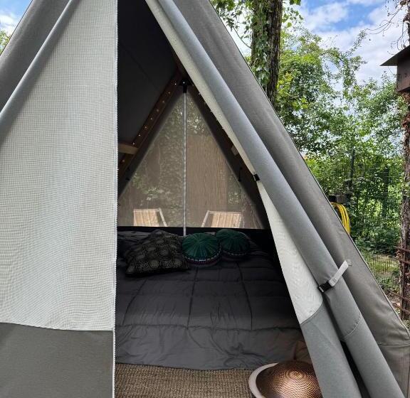 Standard Tent, Palazzo Delle Biscie   Old Tower & Village