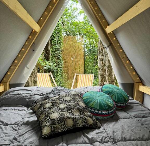 Standard Tent, Palazzo Delle Biscie   Old Tower & Village