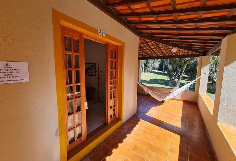 带阳台套房, Pousada Paraiso Dos Tucanos