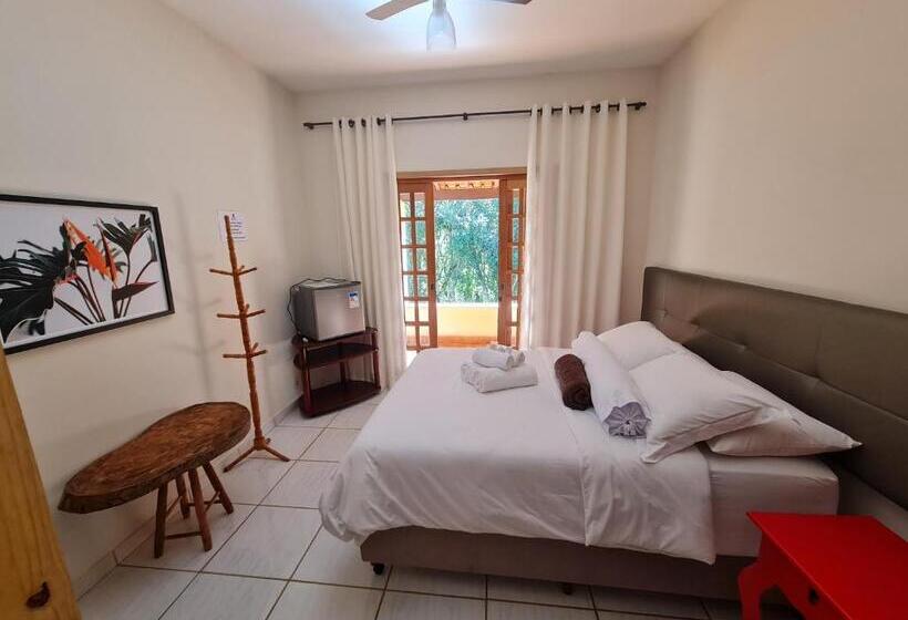 带阳台套房, Pousada Paraiso Dos Tucanos