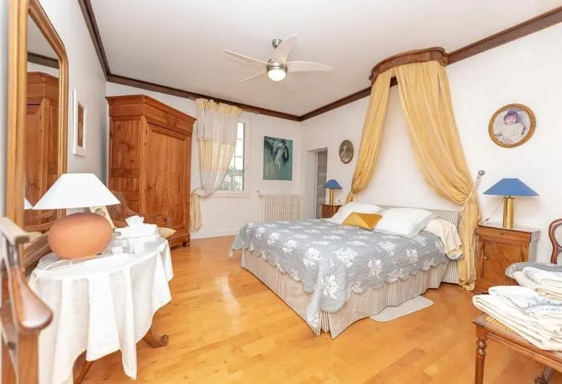 キングサイズベッドのスタンダードルーム, Chambres D Hôtes De Charme Au Refuge Du Peintre Prés De St Emilion