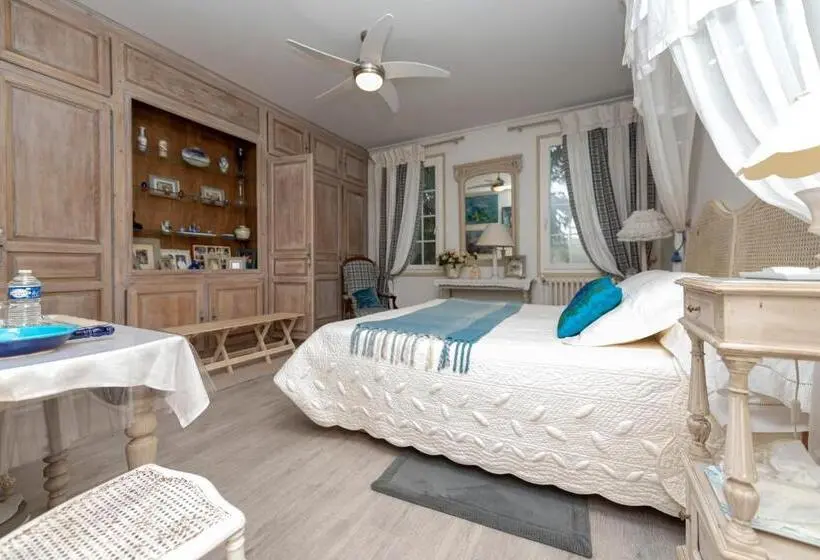 キングサイズベッドのデラックスルーム, Chambres D Hôtes De Charme Au Refuge Du Peintre Prés De St Emilion