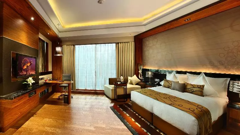 キングサイズベッドのスタンダードルーム, Crowne Plaza New Delhi Rohini, An Ihg
