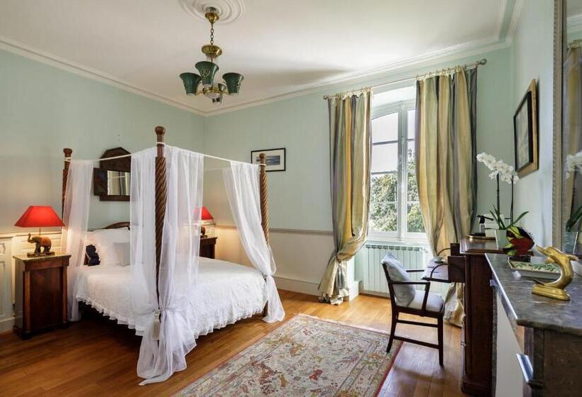 غرفة قياسية مطلّة علي الحديقة, Manoir De Bel Ebat