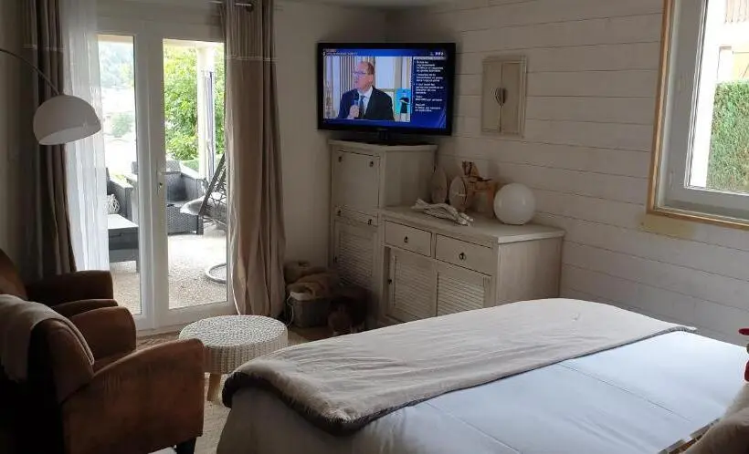 テラス付きスタンダードルーム, Au Nid Cosy D Isa A Gerardmer Vosges   Spas Privatifs
