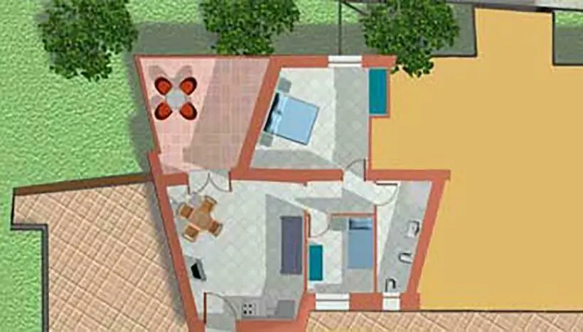 １ベッドルームアパートメント, Residenza Fontanelle Beach Resort