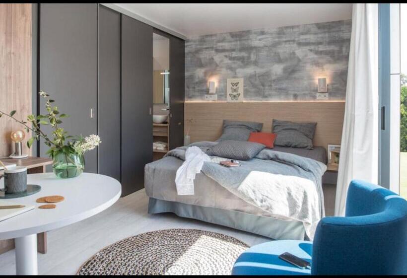 חדר סטנדרט נוף לגינה, Cottage Du Garlai