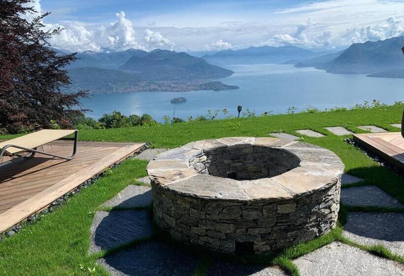 套房, Private Luxury Spa & Silence Retreat With Spectacular View Over The Lake Maggiore