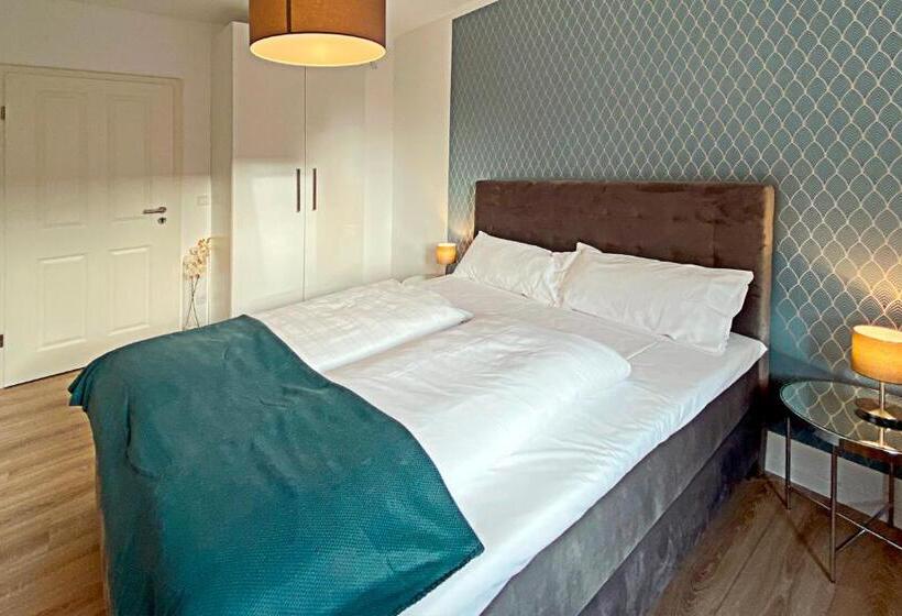 2 Sovrums Deluxe Lägenhet, Nurban Apartments City Nürnberg