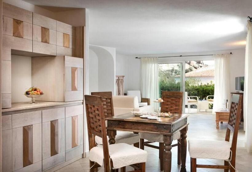 דירת חדר נוף לגינה, Grand Hotel Poltu Quatu