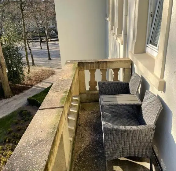 バルコニー付き１ベッドルームアパートメント, Residenz Am Kurpark   Ferienwohnungen In Zentraler Lage I Privatparkplatz