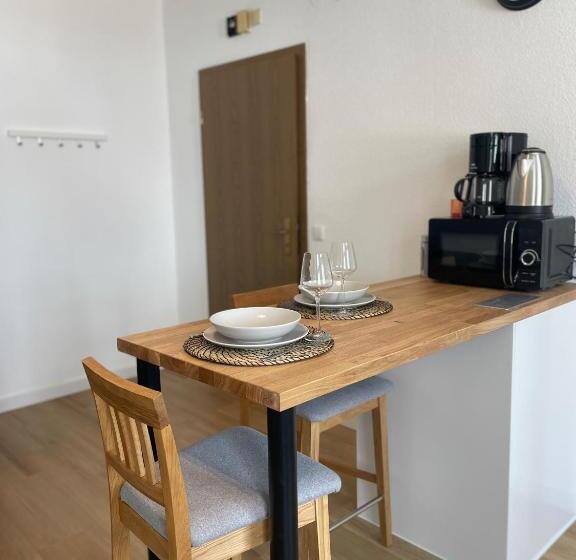 １ベッドルームのデラックスアパートメント, Residenz Am Kurpark   Ferienwohnungen In Zentraler Lage I Privatparkplatz