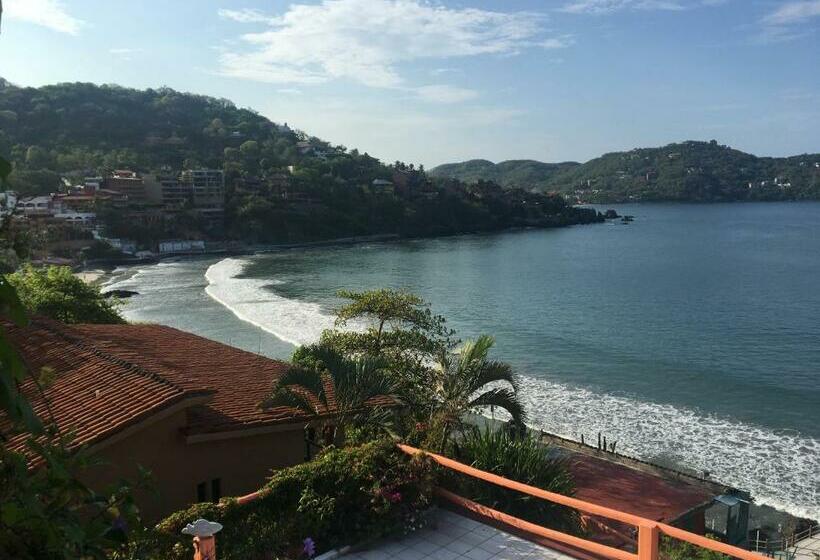 דירת חדר נוף לים, Bungalows Pacíficos