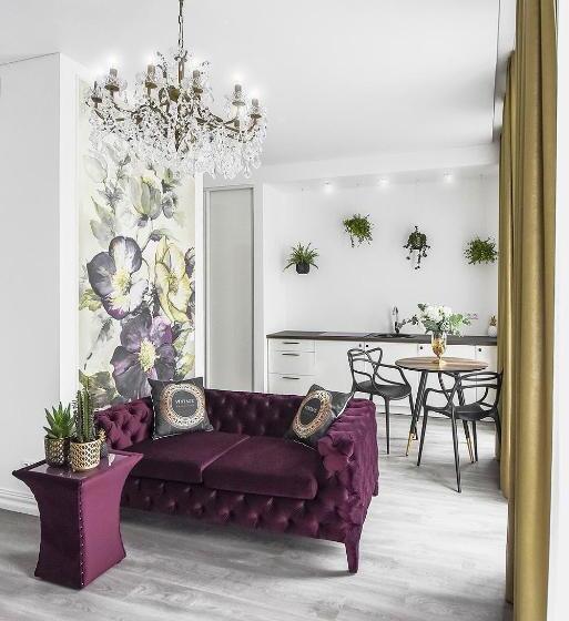 آپارتمان 1 خوابه با بالکن, Four Luxury Flats