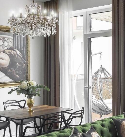 شقة غرفة واحدة مزودة بتراس, Four Luxury Flats