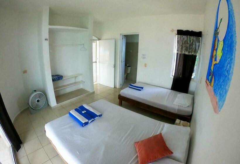 חדר סטנדרט נוף לים, Casa Kayab