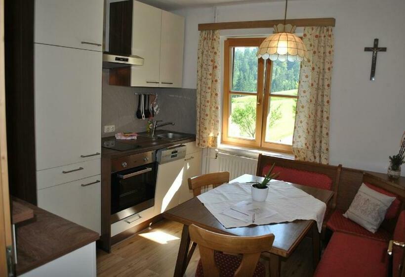 דירה בת חדר שינה 1 עם מרפסת, Familienbauernhof Glockriegl