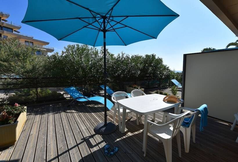 Апартаменты 1 Спальня Вид на Сад, Residence Les Calanques