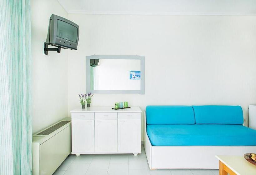 غرفة عائلية مطلّة علي البحر, Xenios Port Marina