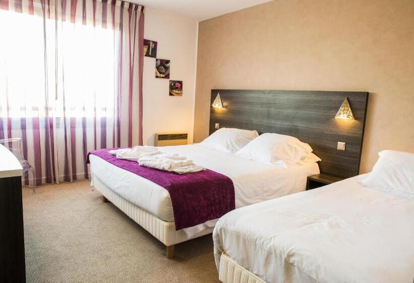 高级大房间, Logis Hotel Restaurant Spa Les Oliviers