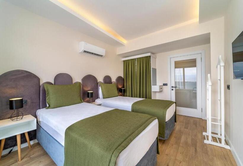 اتاق استاندارد چهارنفره با بالکن, Ece Marina Suites